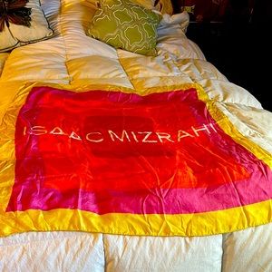 ISAAC MIZRAHI silk scarf